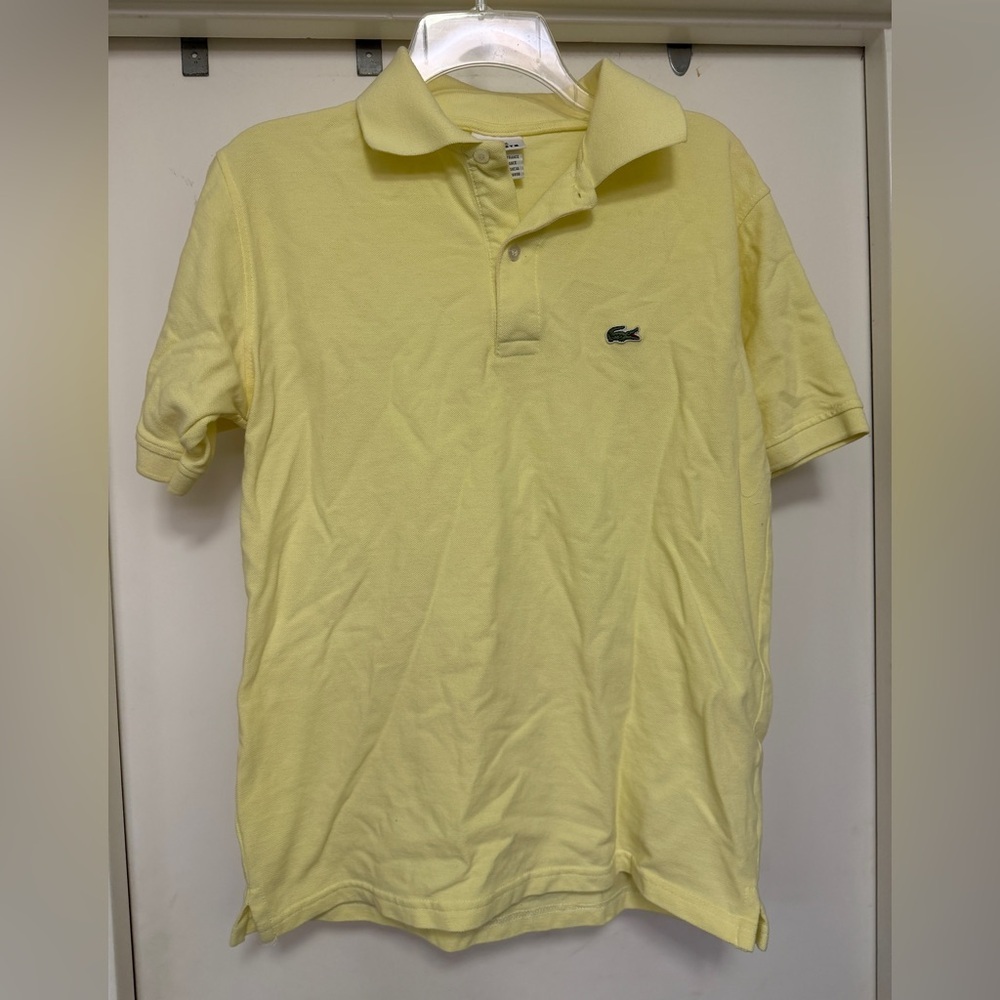 Lacoste yellow polo - size 4 (Large). Made in France